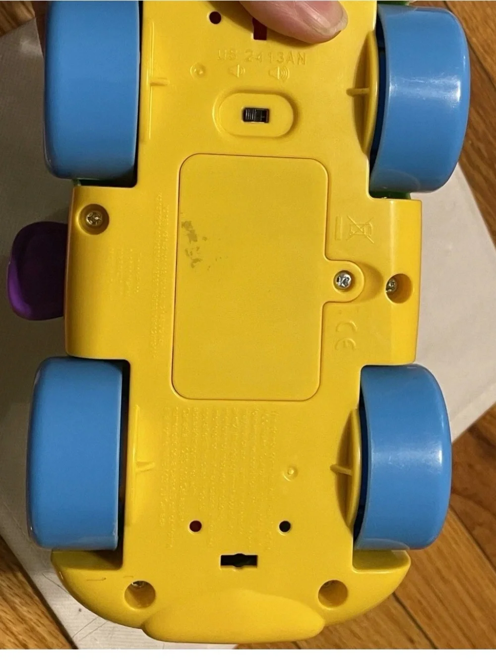 Fisher price Green Musical Puppy Push Car Toy for Kids